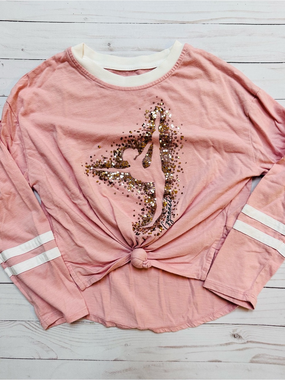 Justice Gymnast Top (size 8)